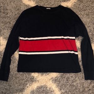 Brandy striped long sleeve tee